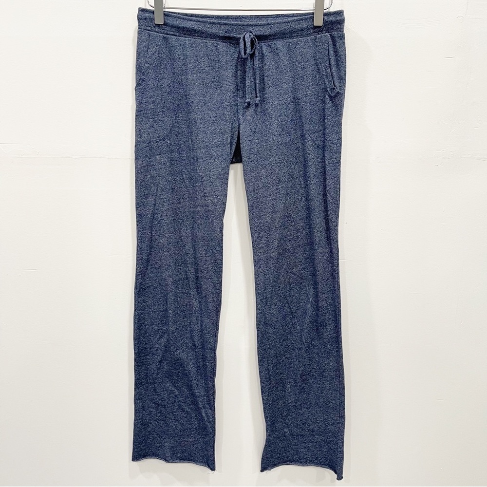 Alternative Soft Casual Sweatpants Blue Drawstring Large